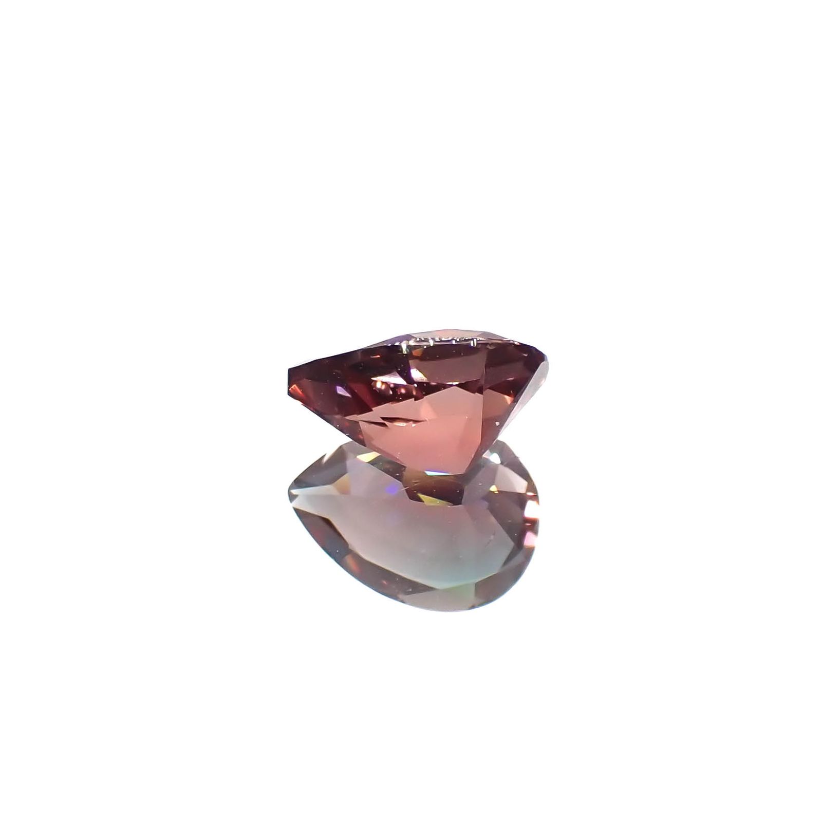 バイカラーアンデシン モンゴル産 0.56ct[230421497]6.8x4.8mm前後