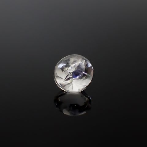 ◇バフカット◇フローライトインクォーツ マダガスカル産 2.85ct [250329954]8.5x8mm前後