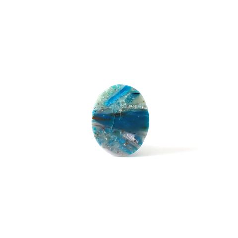 ブルーオパール ペルー産 3.76ct [250730727]13.6x10.9mm前後