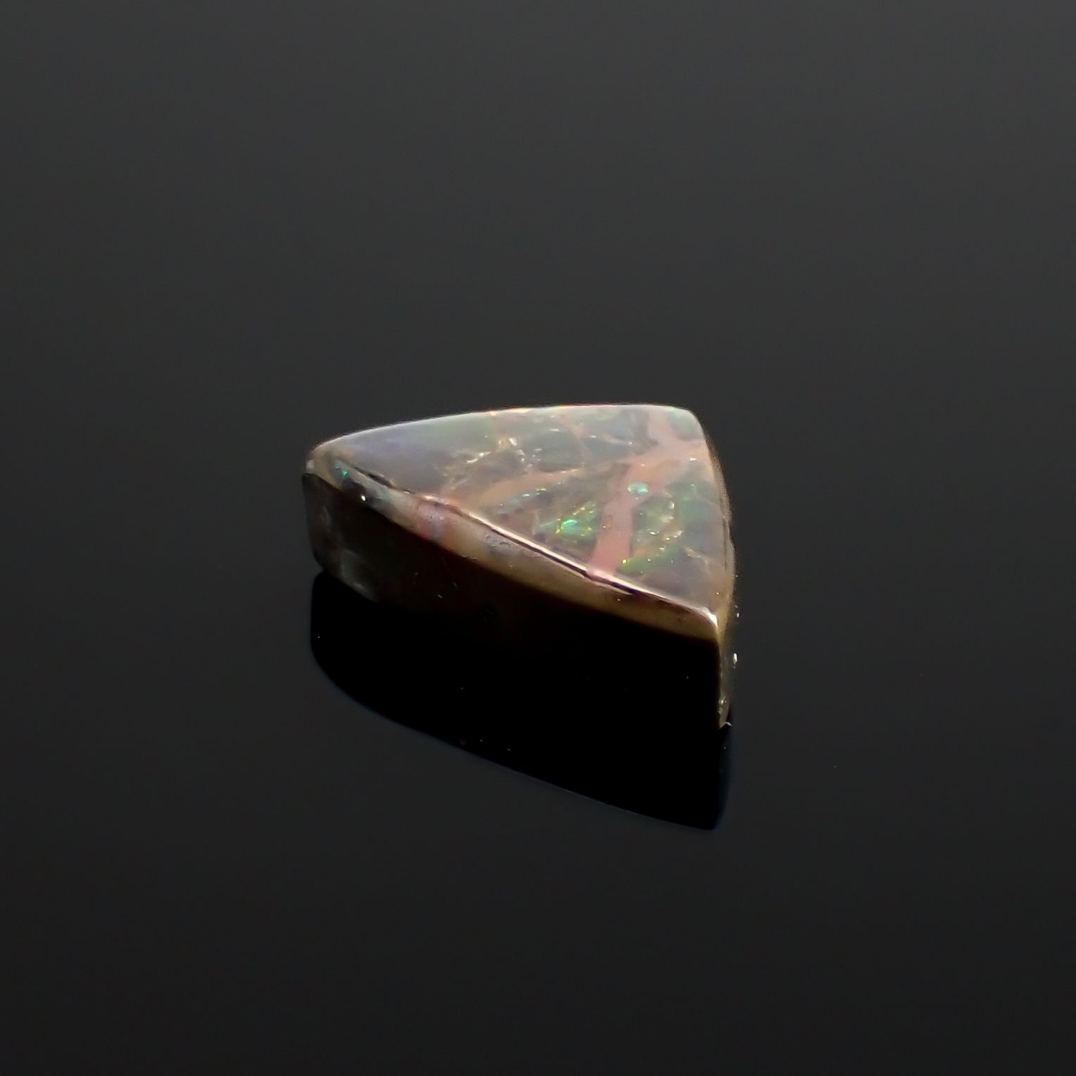 アンモライト トリプレット カナダ産 2.48ct[230823120]7.4x10.9mm前後