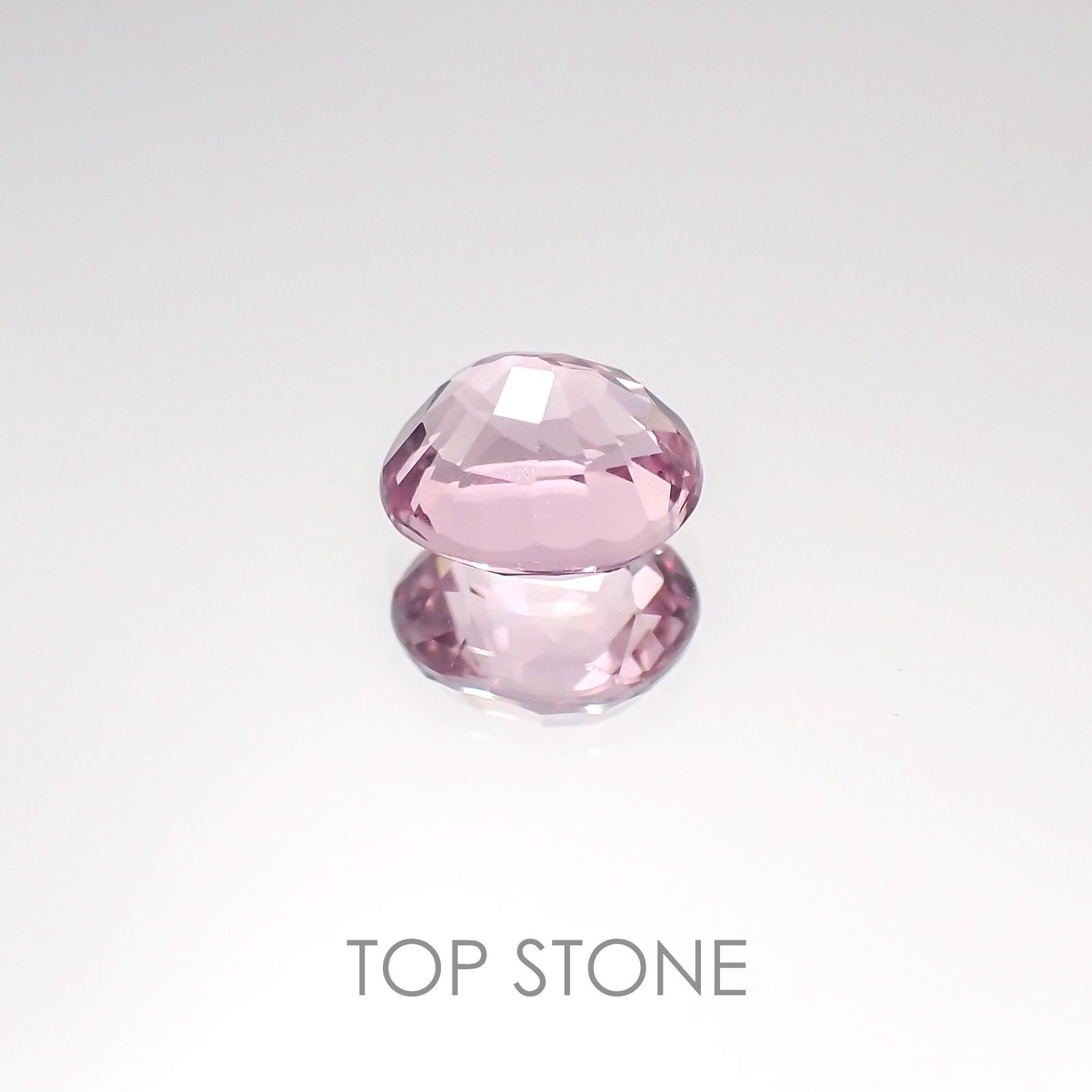 ピンクスピネル(宝石名ピンク・スピネル) タンザニア産 1.08ct 識別済[20117320]6.3×5.7mm前後