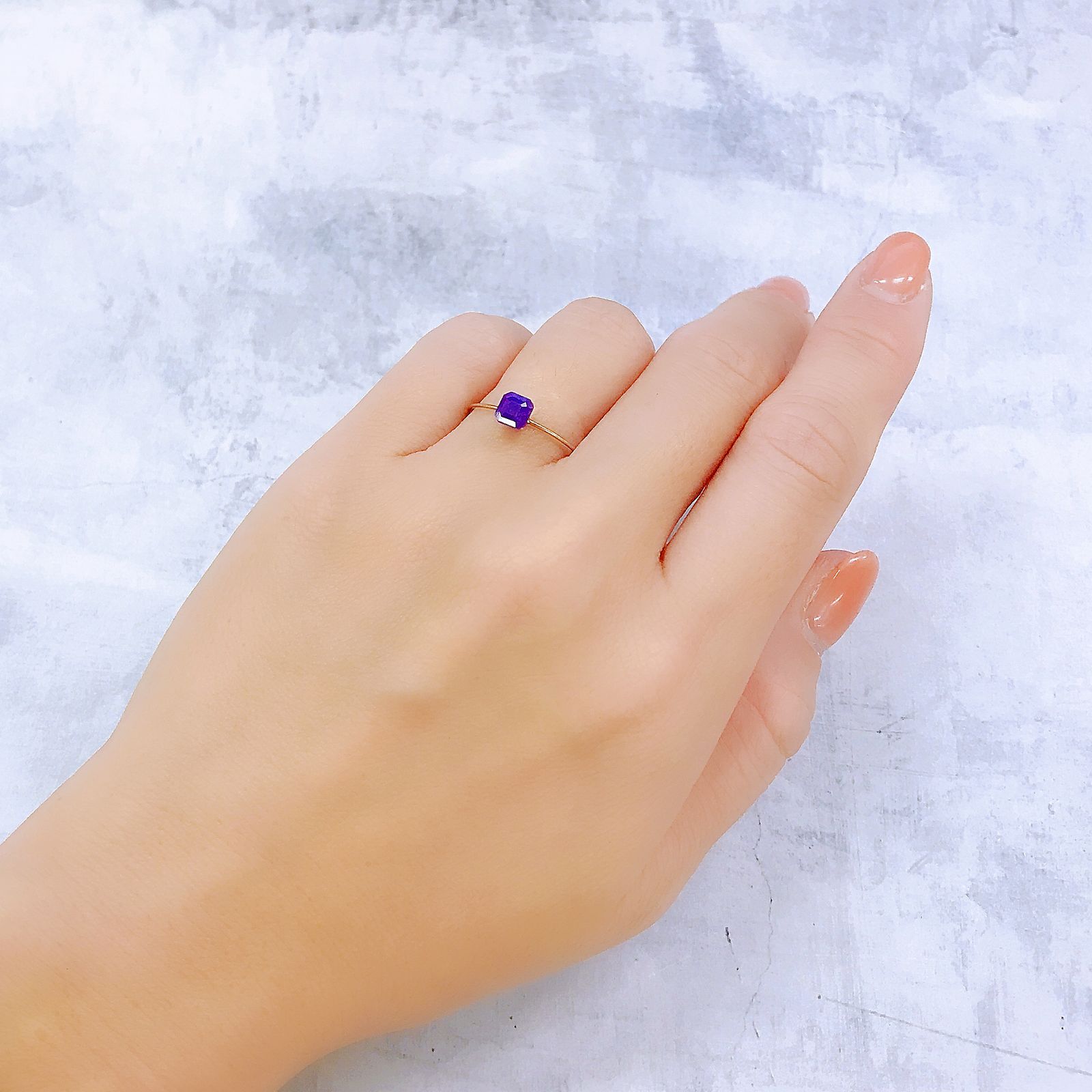 スギライト 南アフリカ産 0.48ct[220917609]4.6x4.6mm前後