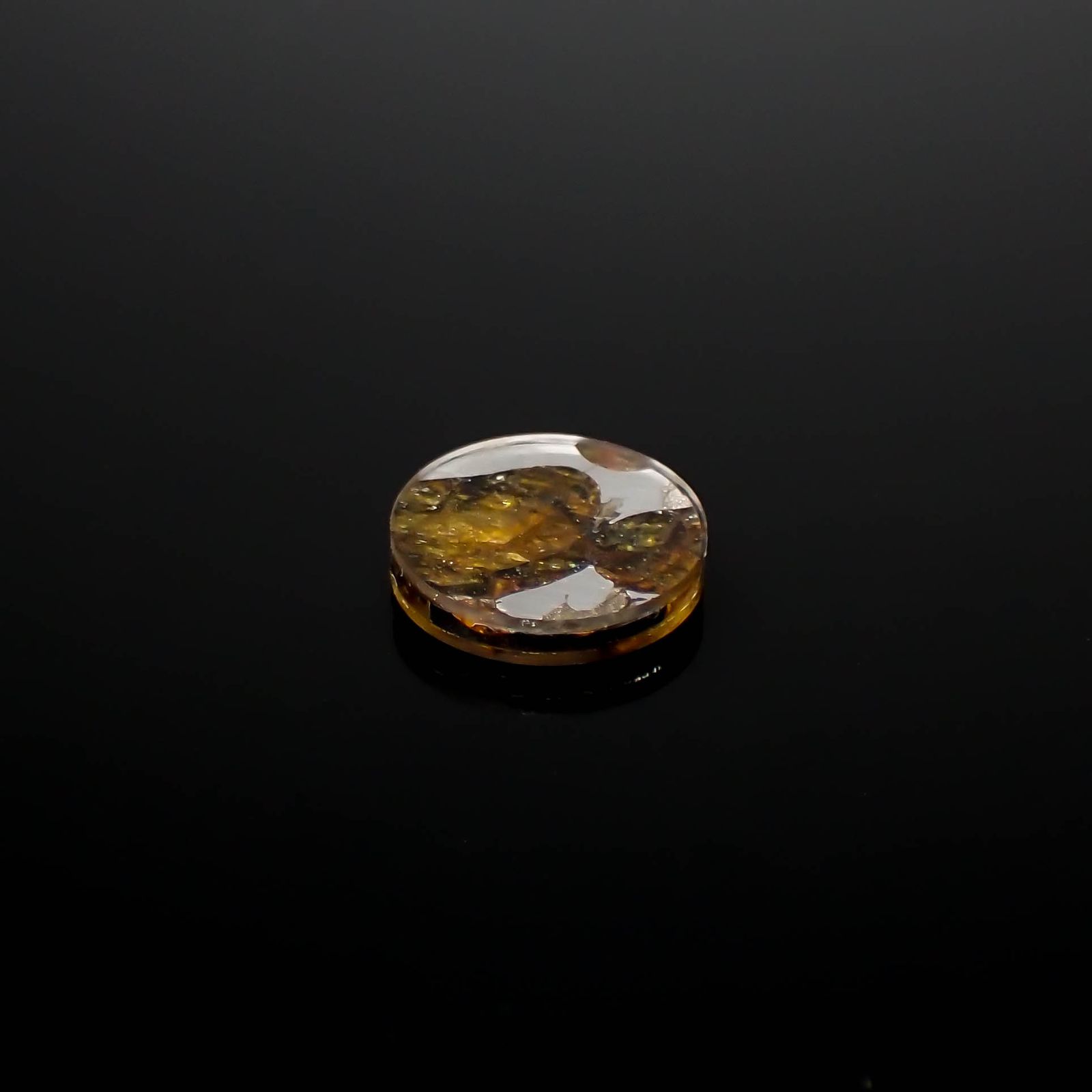 パラサイト隕石Sericho トリプレット 発見地:ケニア 3.87ct[240125716]12.1x12mm前後