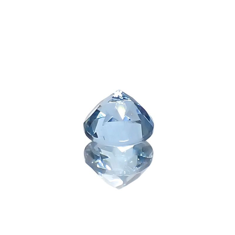 アクアマリン(宝石名アクアマリン)モザンビーク産 0.48ct 識別済[220817388]5x4.9mm前後
