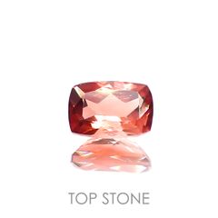 レッドラブラドライト(宝石名ラブラドライト)エチオピア産 0.55ct 識別済[230119965]6.2x4.2mm前後