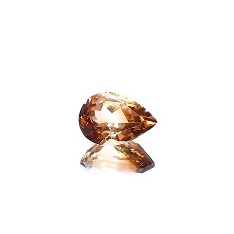 バイカラートパーズ ブラジル産 4.98ct [241129458]12.4x8.6mm前後