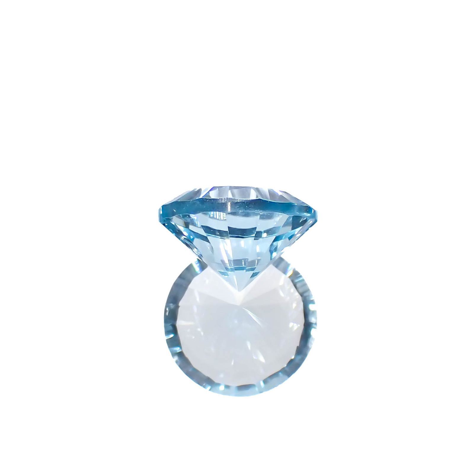 ブルートパーズ ブラジル産 4.33ct[221219313]10.2x10.2mm前後