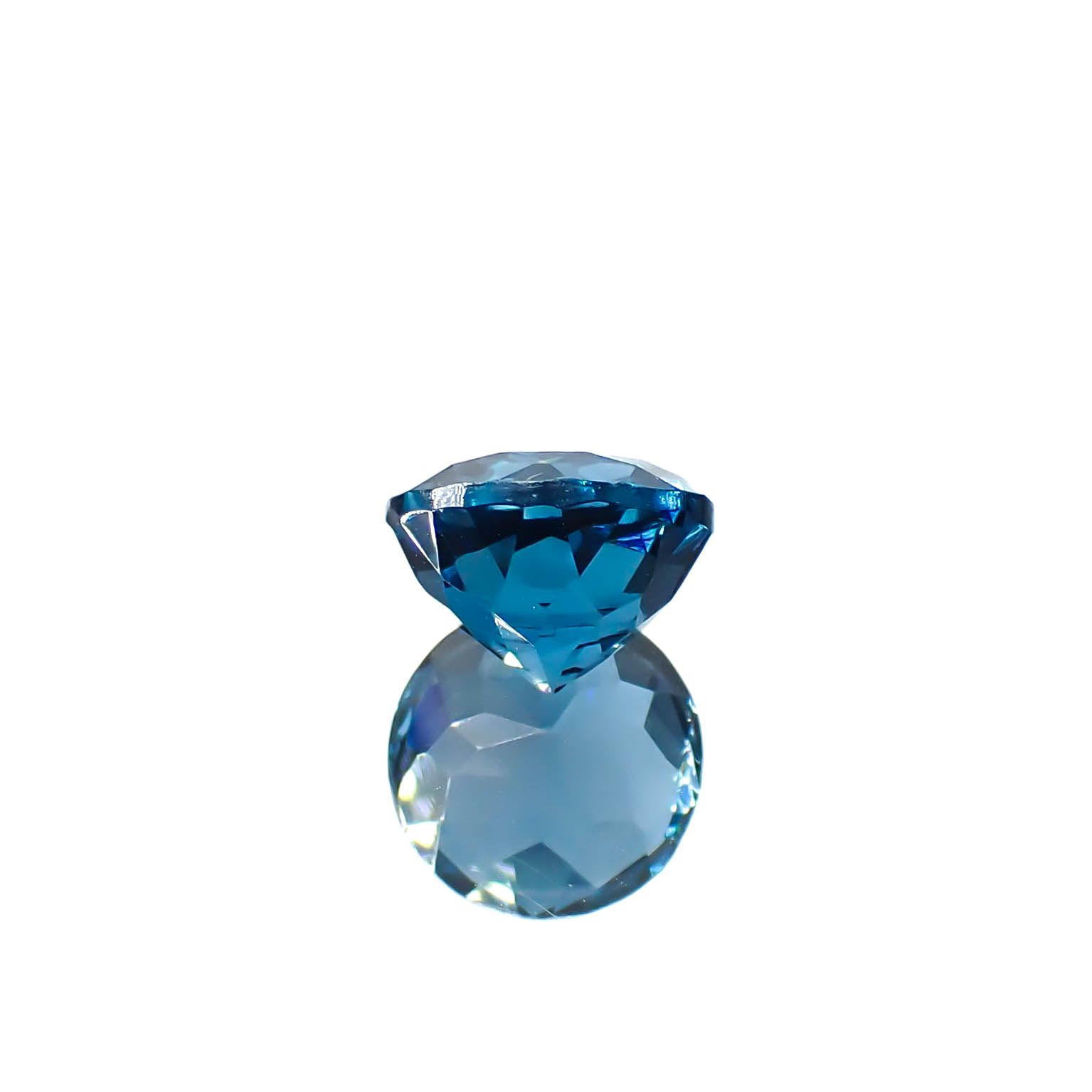 ロンドンブルートパーズ ブラジル産 3.83ct / 9.1x9.1mm前後 [250931123]