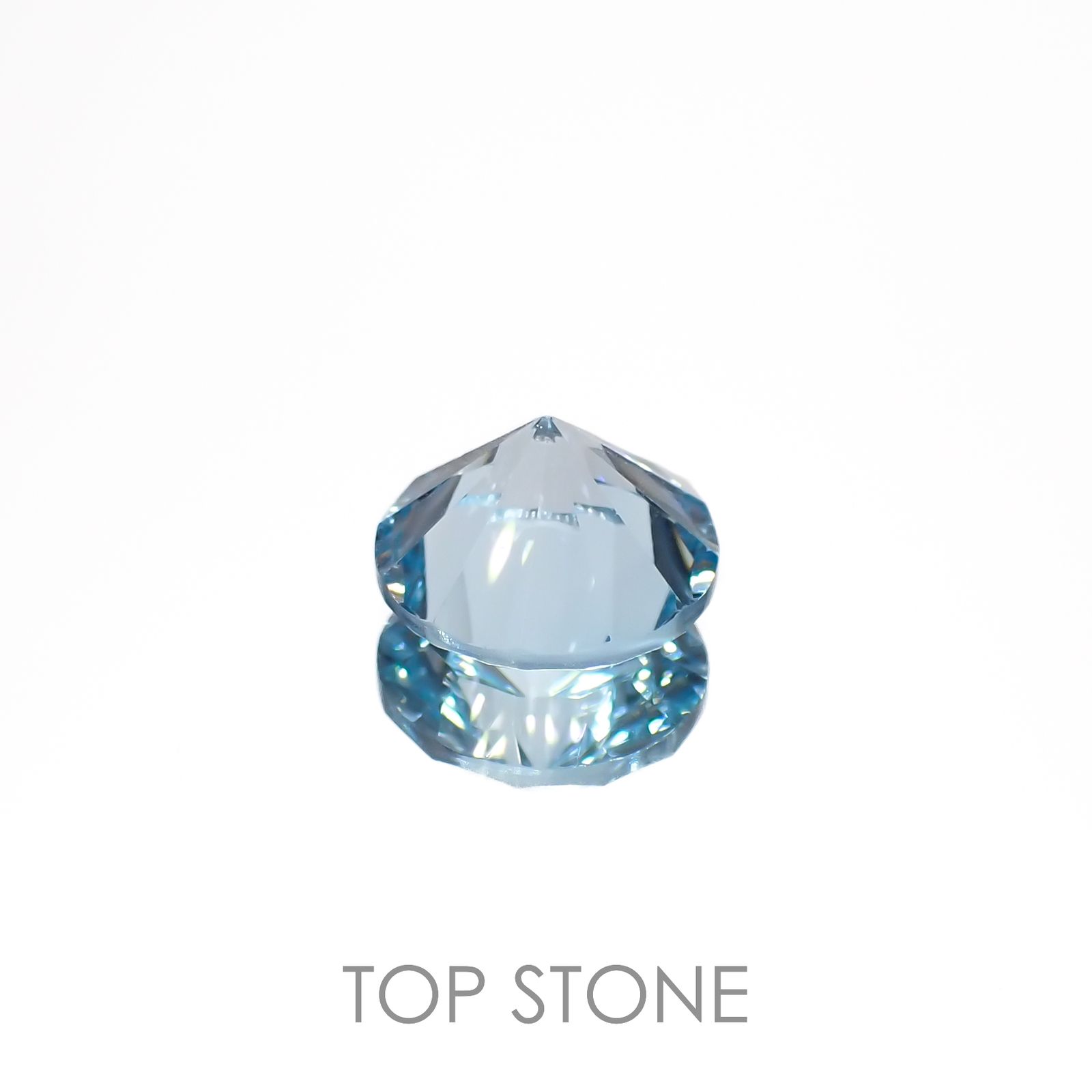 ブルートパーズ ブラジル産 4.22ct[221219343]9.9x9.9mm前後