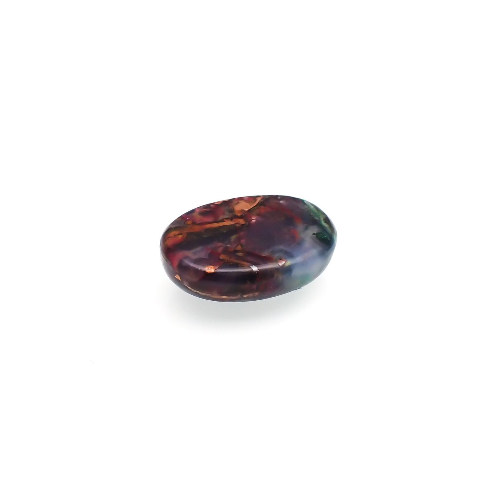 コッパークリソコラインカルセドニー インドネシア産 8.89ct[230722637]14.4x10.7mm前後