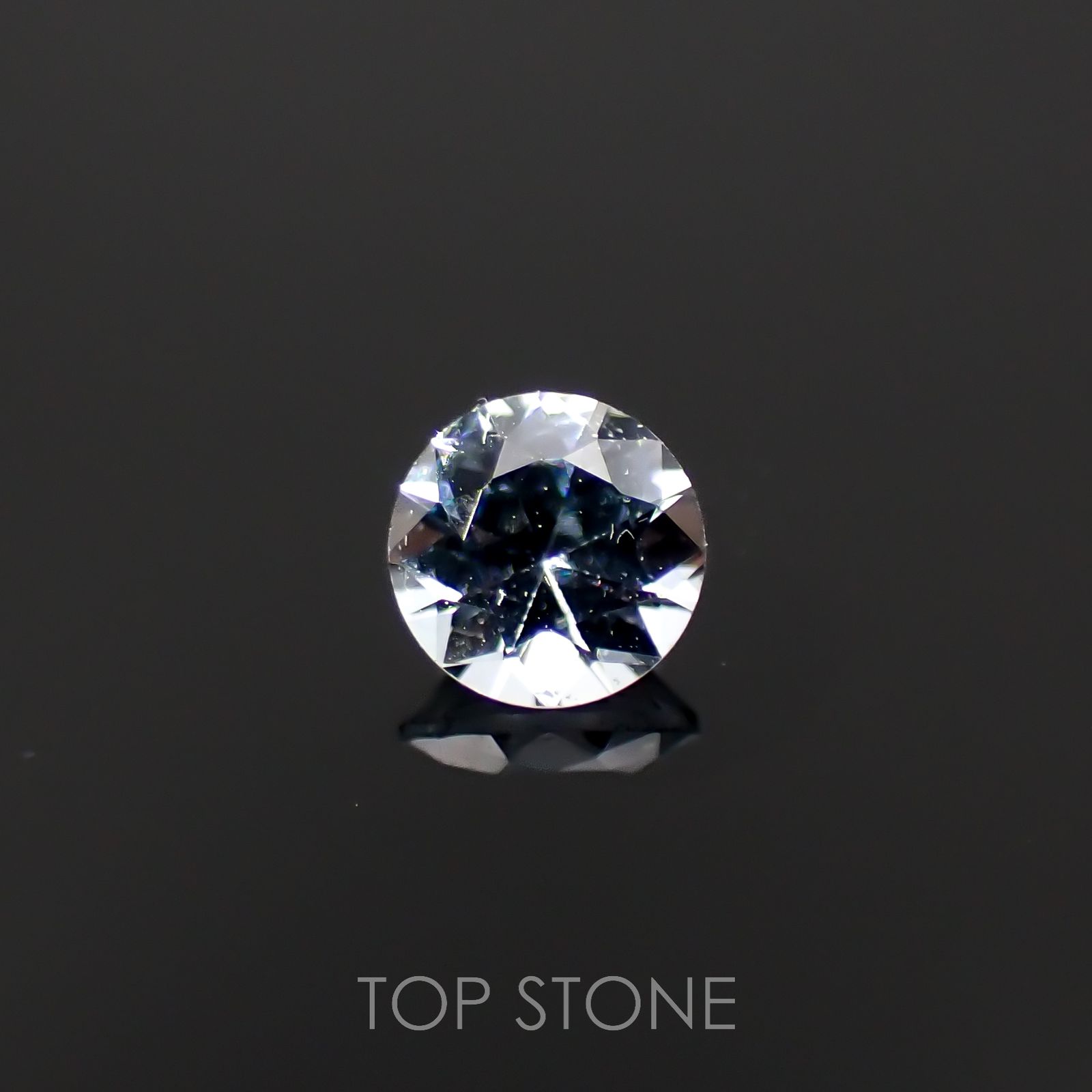 グレイッシュブルースピネル(宝石名スピネル)ビルマ/マダガスカル産 0.22ct 識別済[230119910]3.7x3.7mm前後
