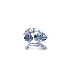 ◇カスタムカット◇バイカラータンザナイト 非加熱 タンザニア産 0.55ct [241029375]7x4.5mm前後