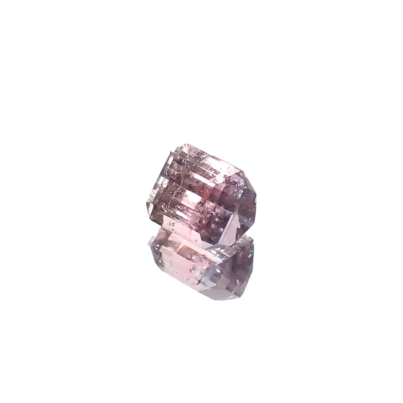 バイカラートルマリン アフガニスタン産 2.00ct [241029399]6.8x6.1mm前後
