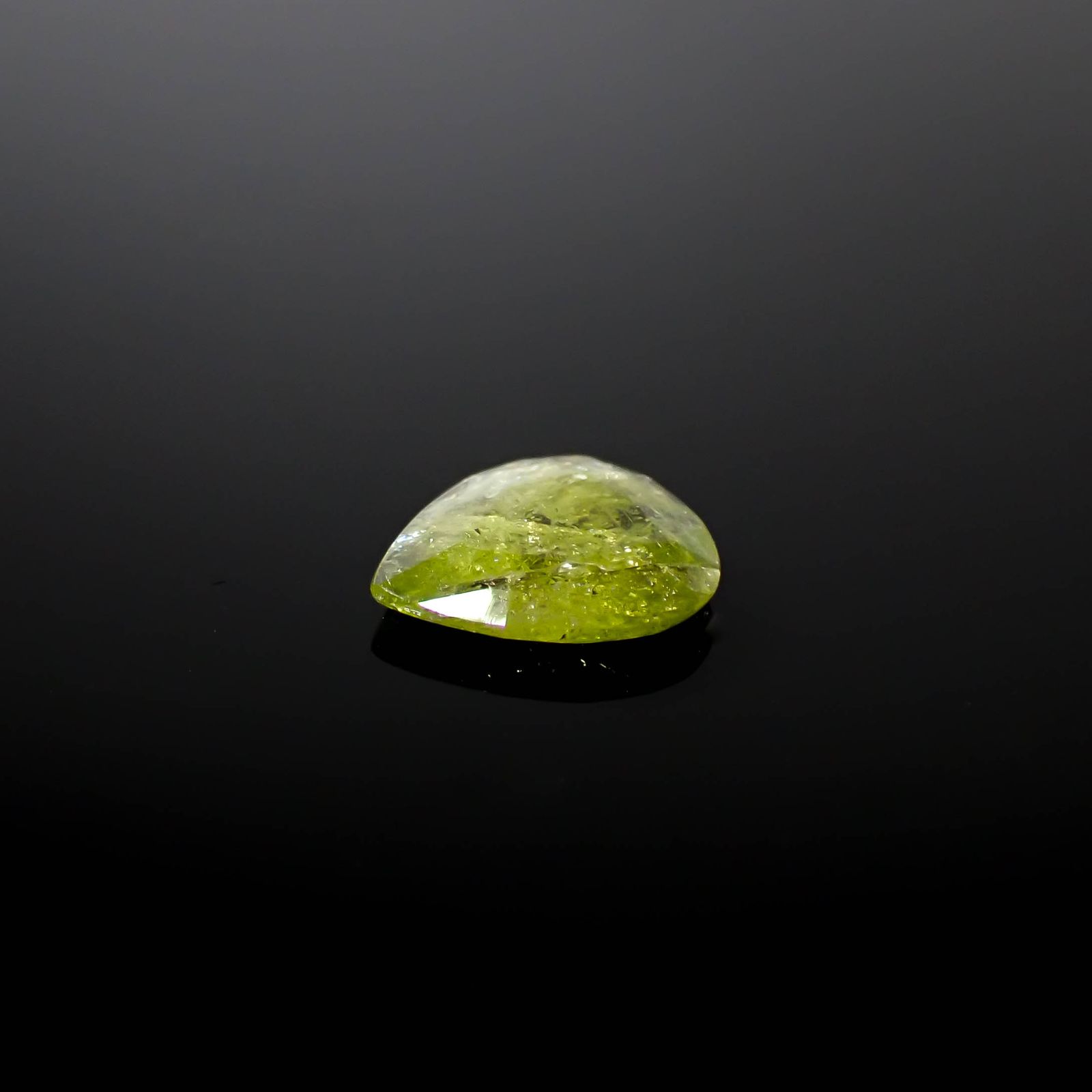 ◇リバーシブル◇イリデッセンスクロムトルマリン ケニア産 1.82ct[240928940]11x9.5mm前後
