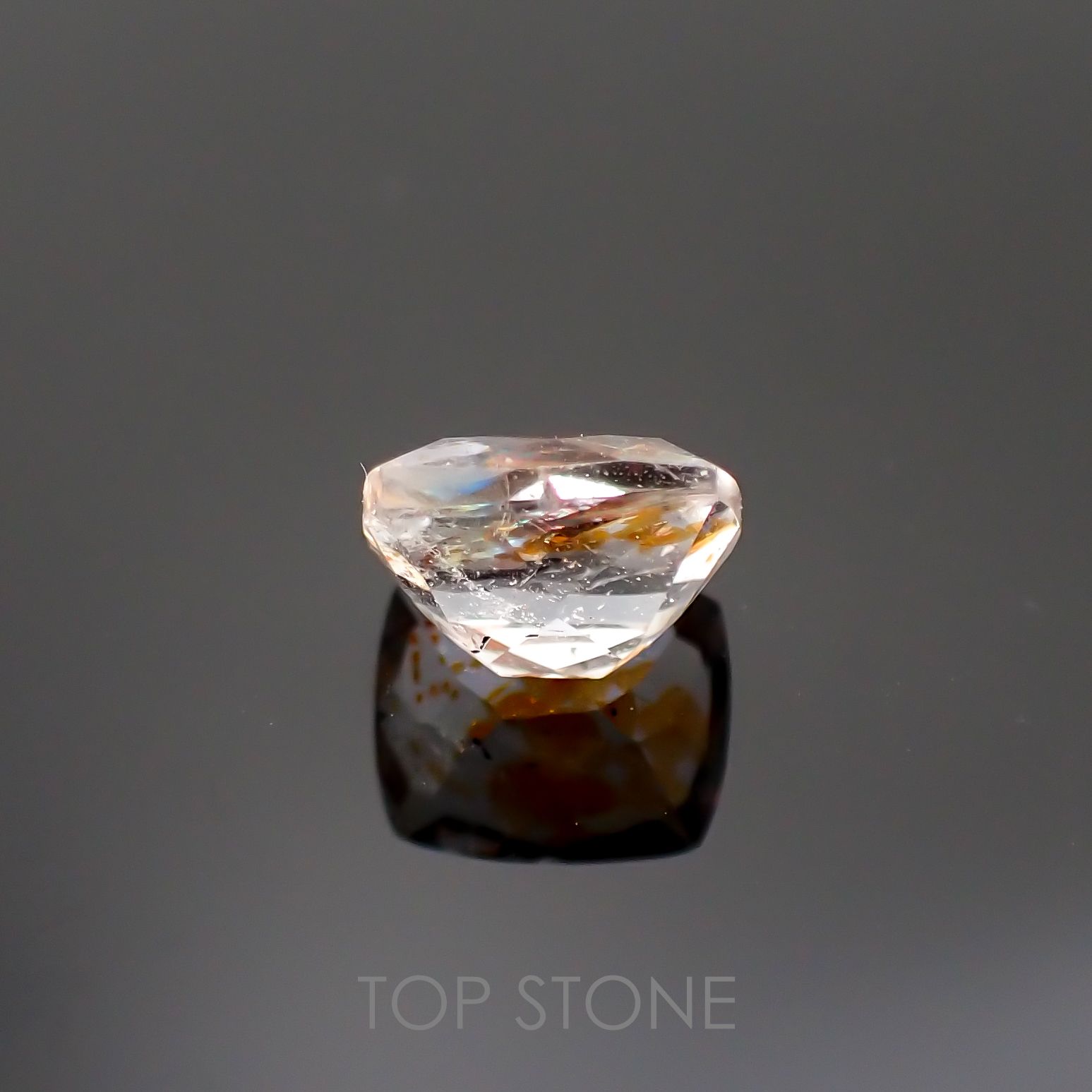 オーロラクォーツ ブラジル・ミナスジェライス産 1.28ct[220114386]7.1x6mm前後