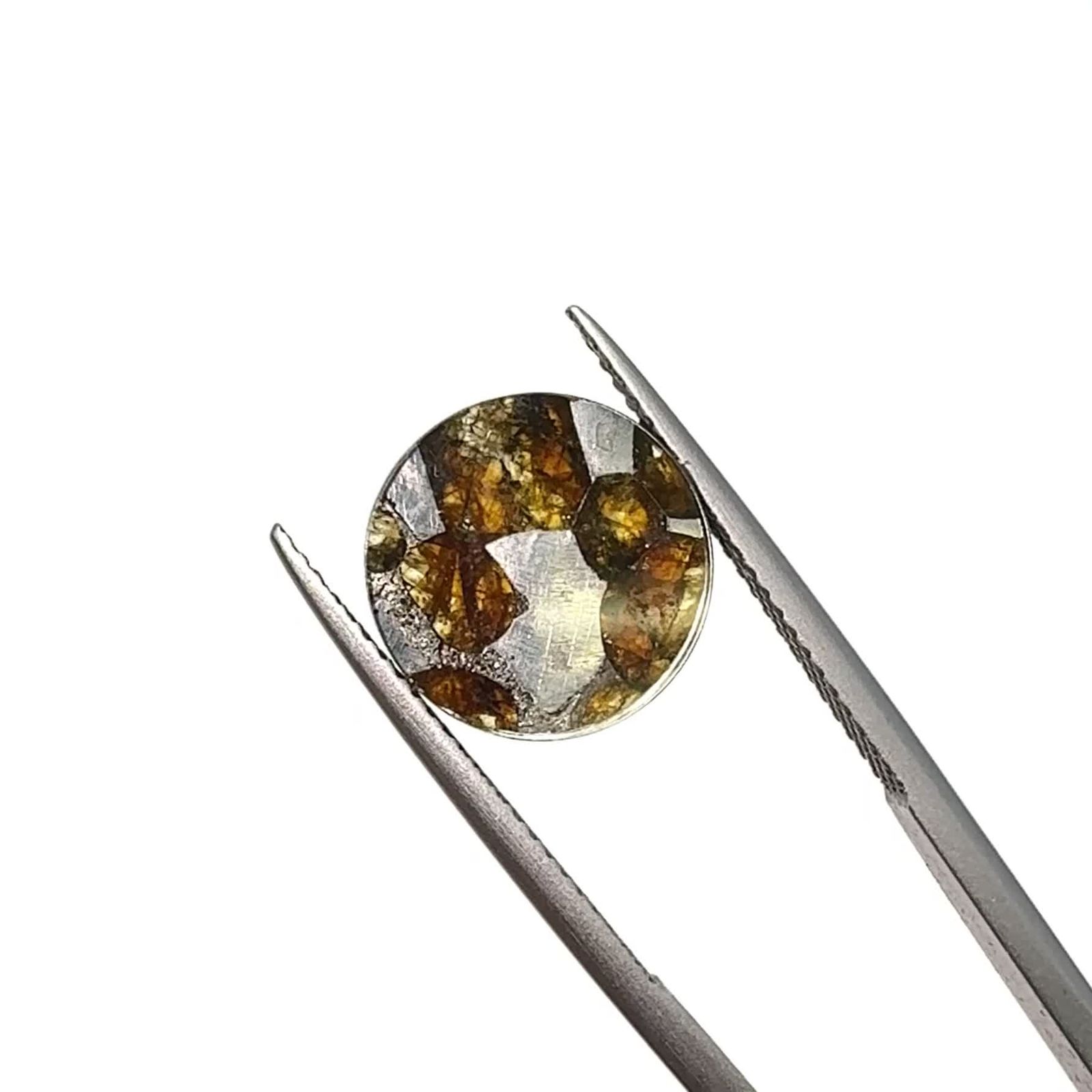 パラサイト隕石Sericho トリプレット 発見地:ケニア 4.10ct[240125708]12.1x12mm前後 | TOP  STONE(トップストーン)