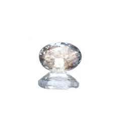 アベンチュリンアクアマリン ナイジェリア産 0.74ct / 6.9x4.9mm前後 [260114438]