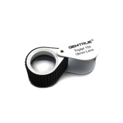 ダイヤモンドルーペ 10倍 [-PEARL WHITE-] トリプレットレンズ仕様・専用レザーケース付 18mm