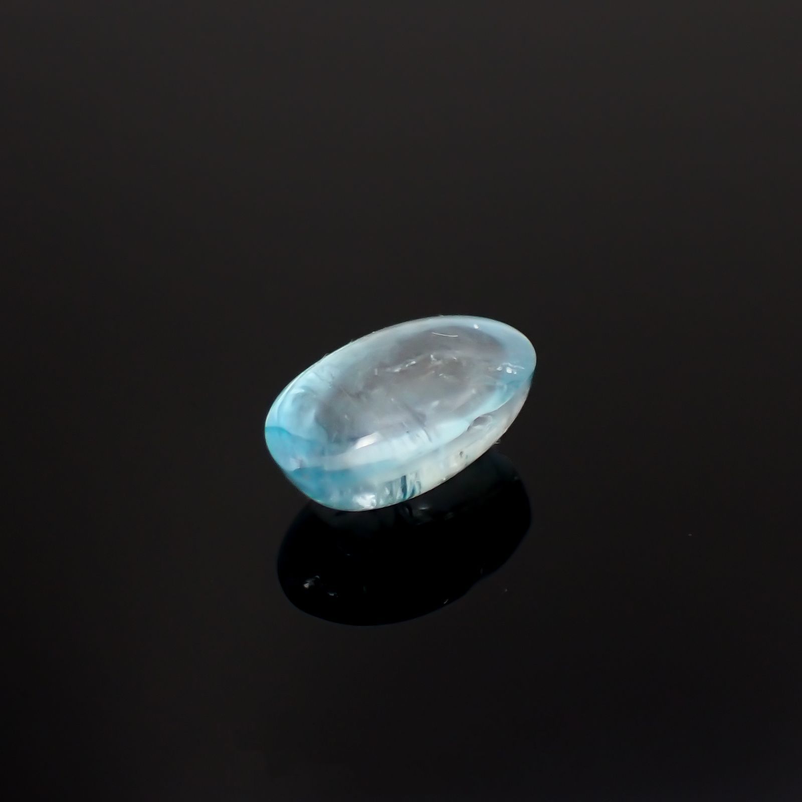 ユークレース(宝石名ブルー・ユークレース)コロンビア産 2.600ct ソ付(彩珠)[221018842]10.8x7mm前後