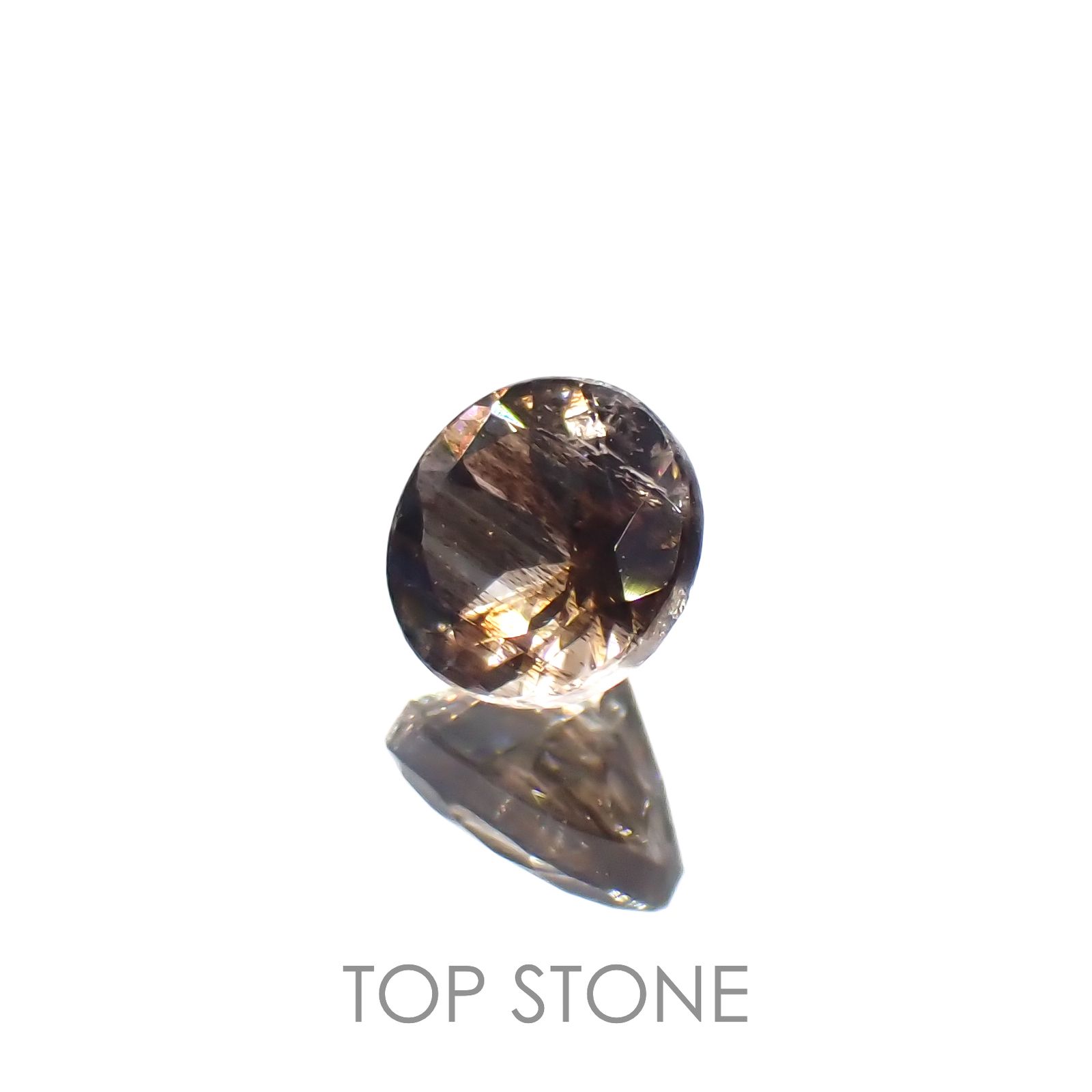 レインボースキャポライト ブラジル産 0.42ct[221119043]4.9x5mm前後