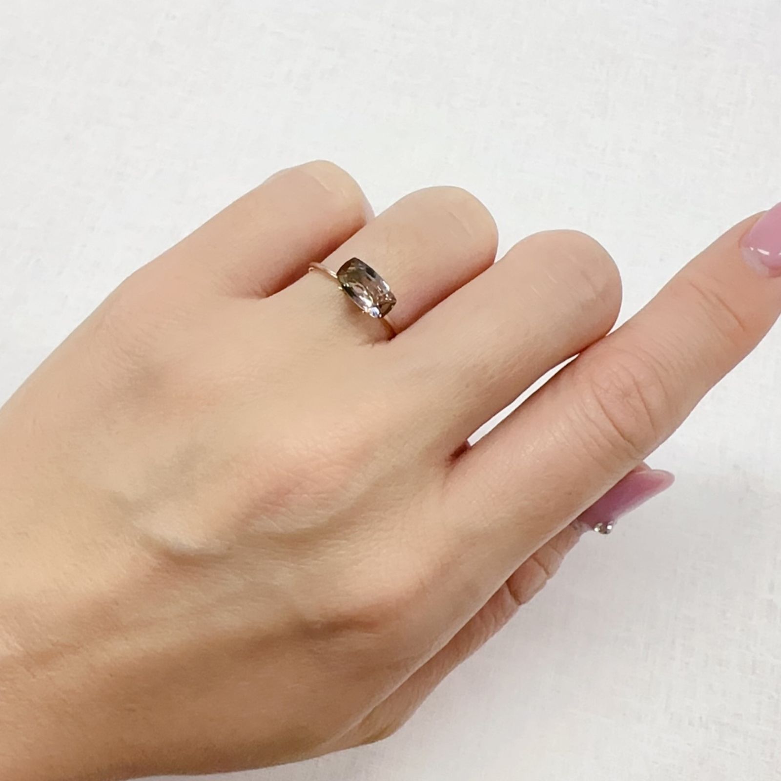 バイカラートルマリン コンゴ産 1.09ct[231224494]9x4.9mm前後