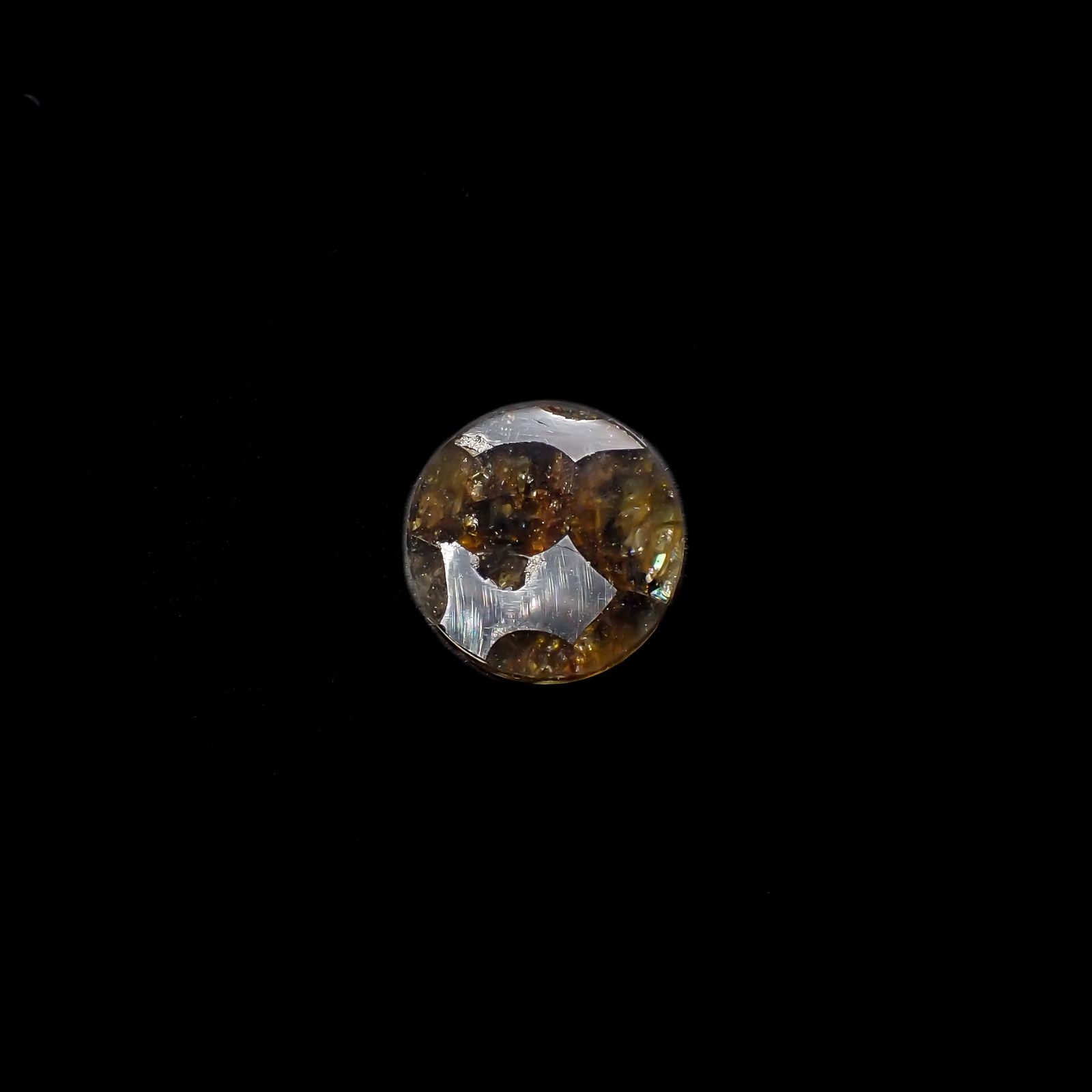パラサイト隕石Sericho トリプレット 発見地:ケニア 4.02ct[240125713]12x12mm前後