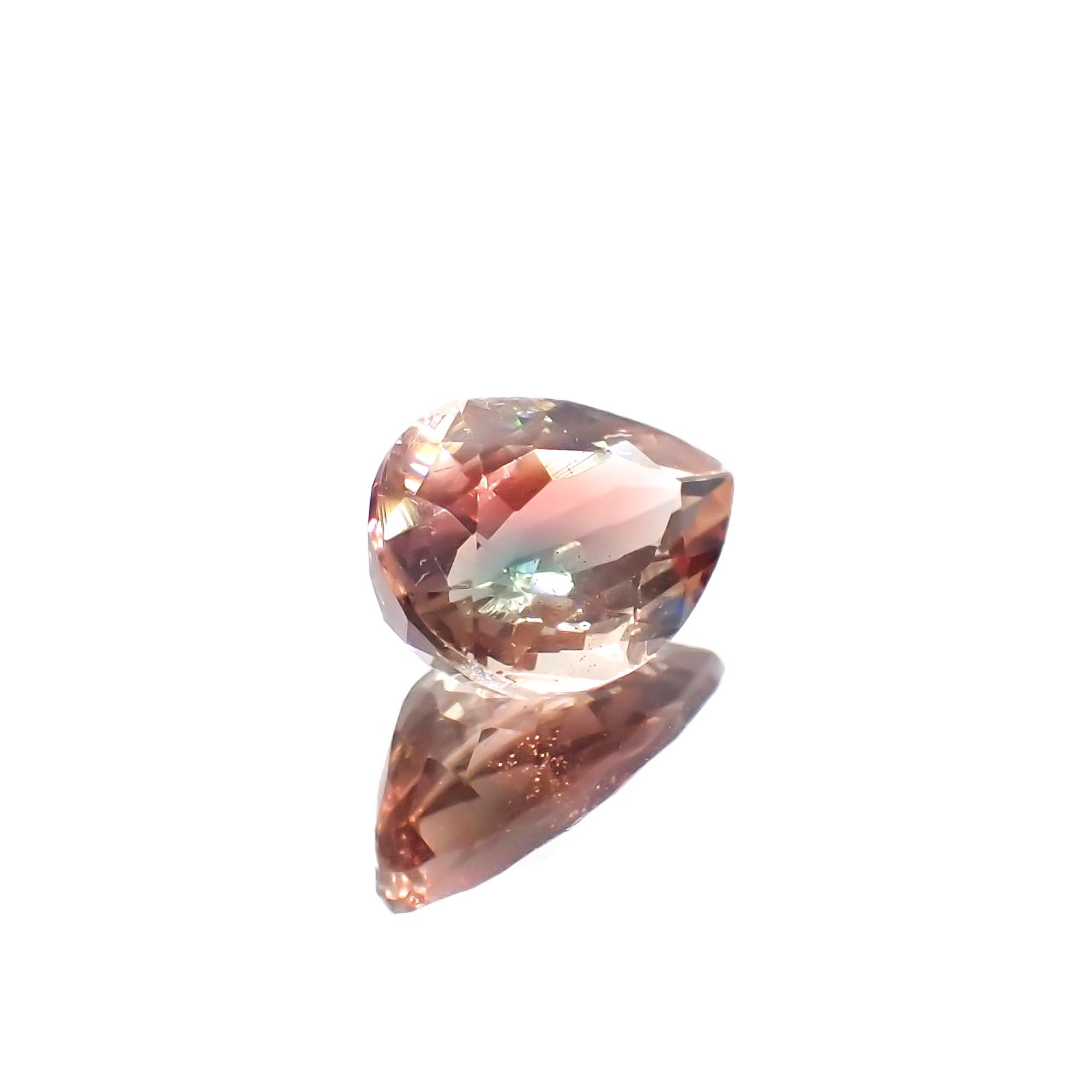 パーティカラーオレゴンサンストーン アメリカ・オレゴン州産 1.15ct[230722831]8.9x6mm前後