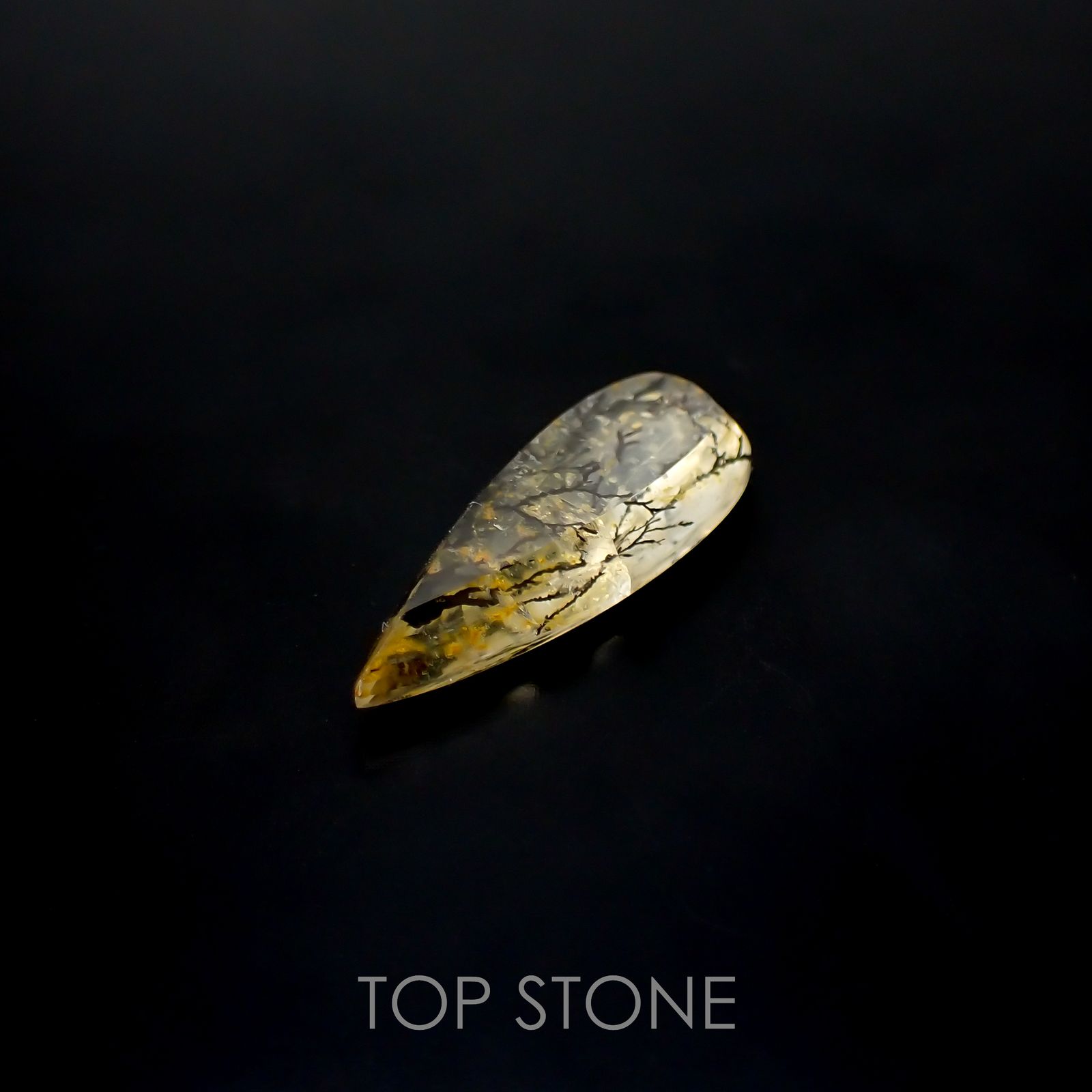 デンドリチッククォーツ ブラジル産 5.50ct[220616701]22x8.5mm前後