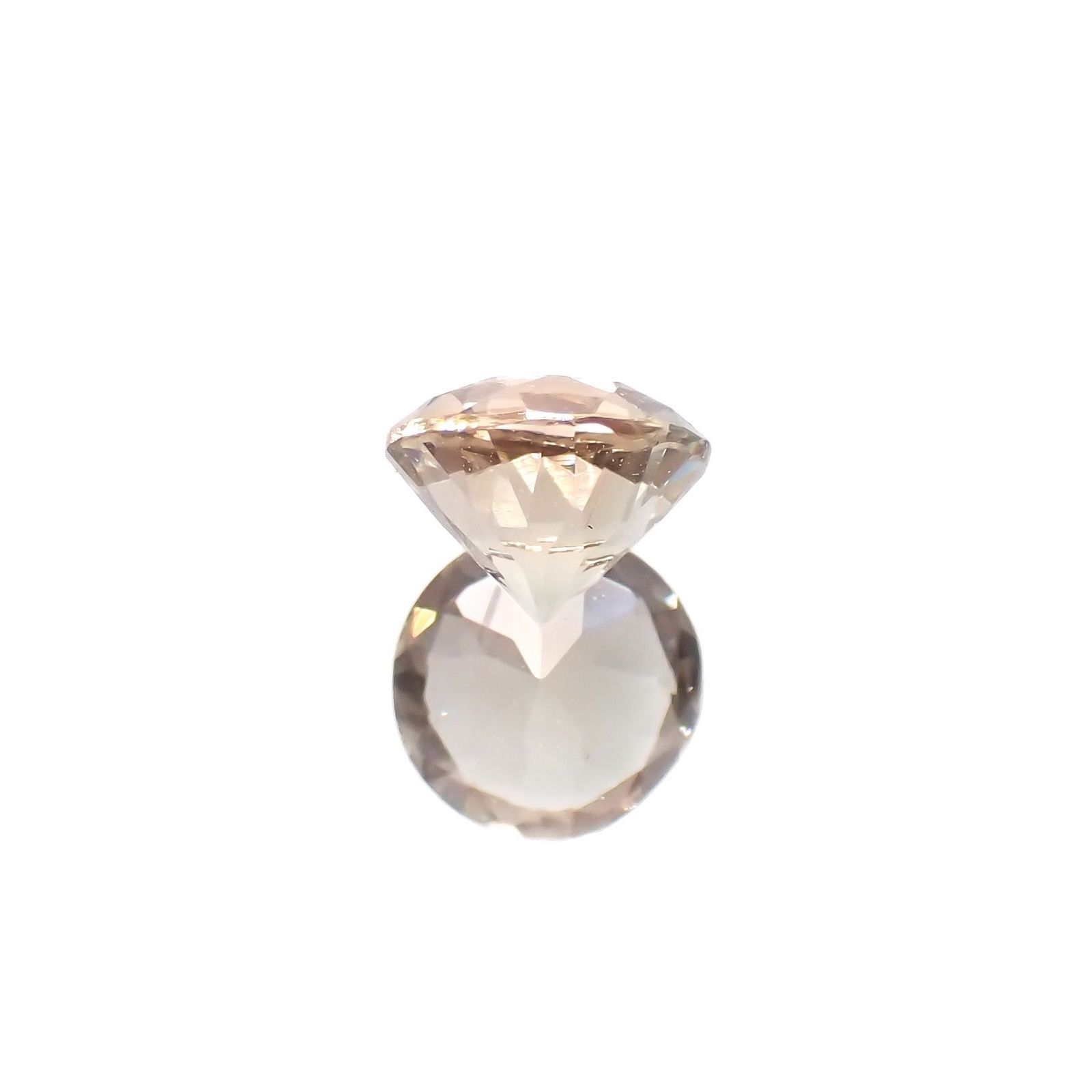 バイカラーオレゴンサンストーン アメリカ・オレゴン州産 0.81ct / 6.1x6mm前後 [230220679]