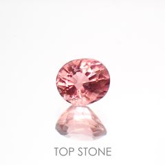 ローズピンクトルマリン(宝石名ピンク・トルマリン)ブラジル/アフリカ産 0.84ct 識別済[220114866]5.9x5.1mm前後