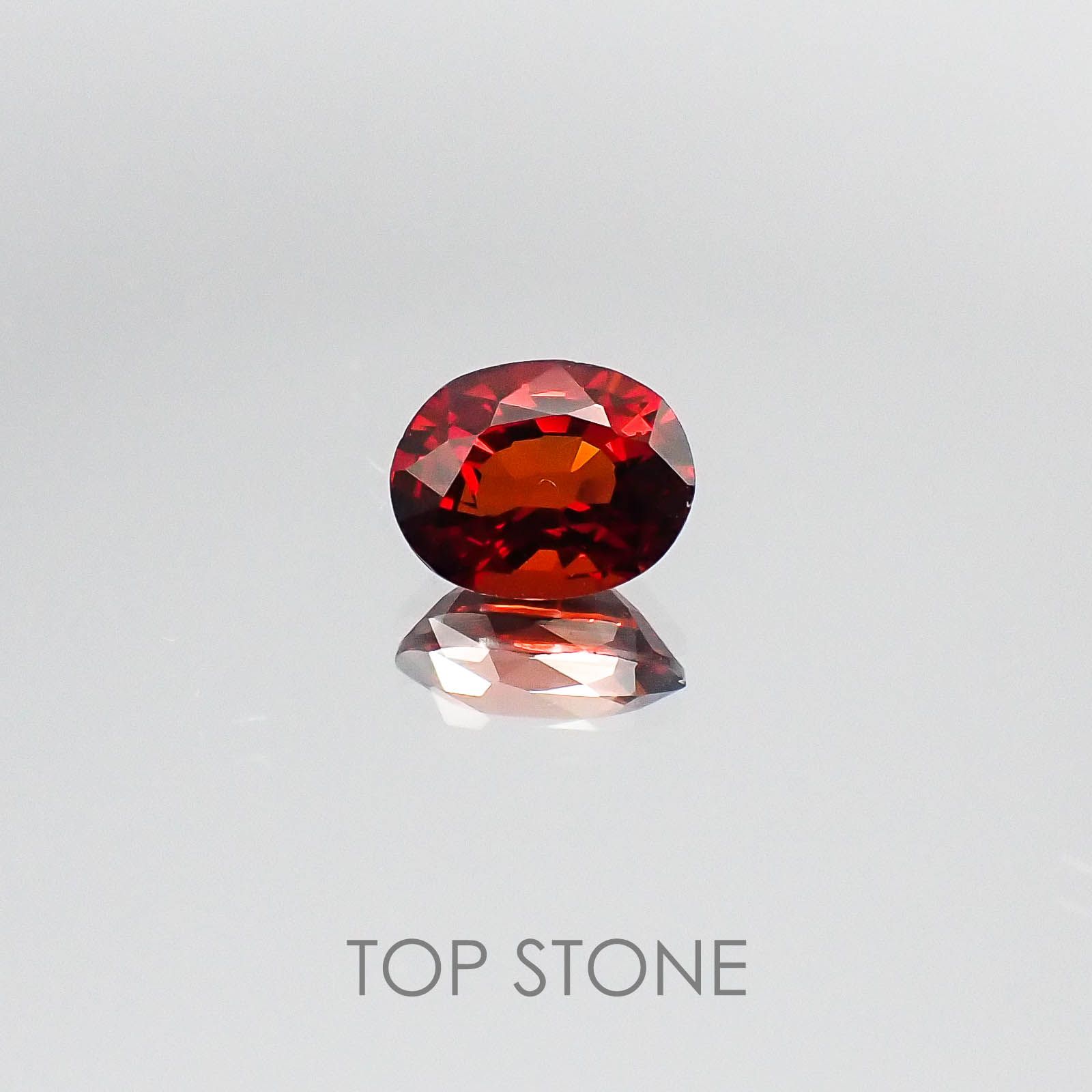 スペサルティンガーネット(宝石名スペサルティン・ガーネット) ナイジェリア産 1.34ct 識別済[20073714]7.1×5.6mm前後