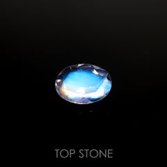 レインボームーンストーン(宝石名ラブラドライト)タンザニア産 0.76ct 識別済[220516034]8.1x6.2mm前後