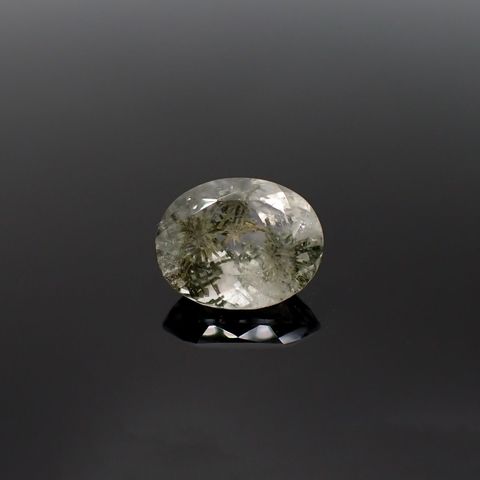 ヘデンベルジャイトインクォーツ インドネシア産 6.94ct [220917824]14.4x11.5mm前後
