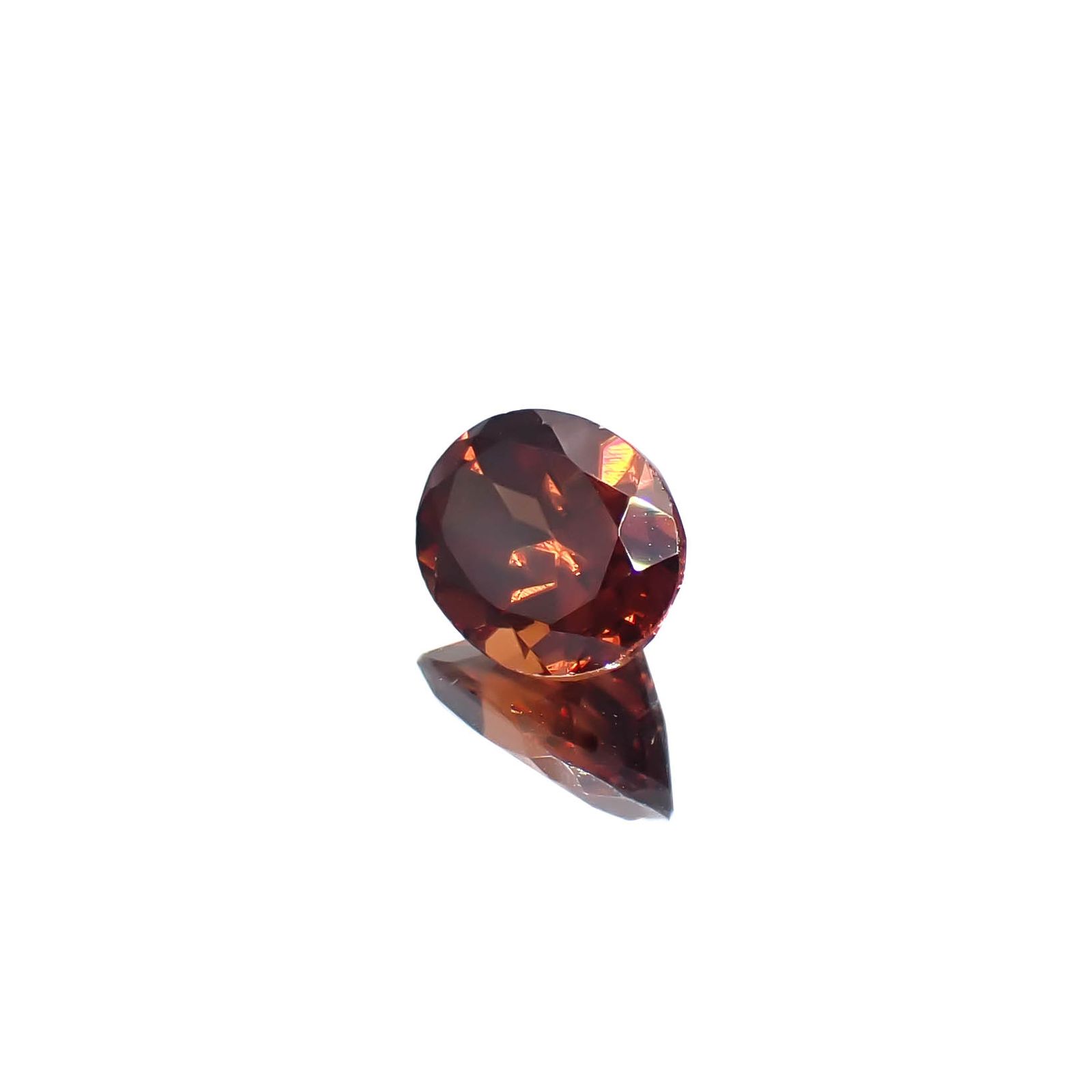 オレンジジルコン スリランカ/カンボジア産 2.80ct[240728501]9x7.1mm前後