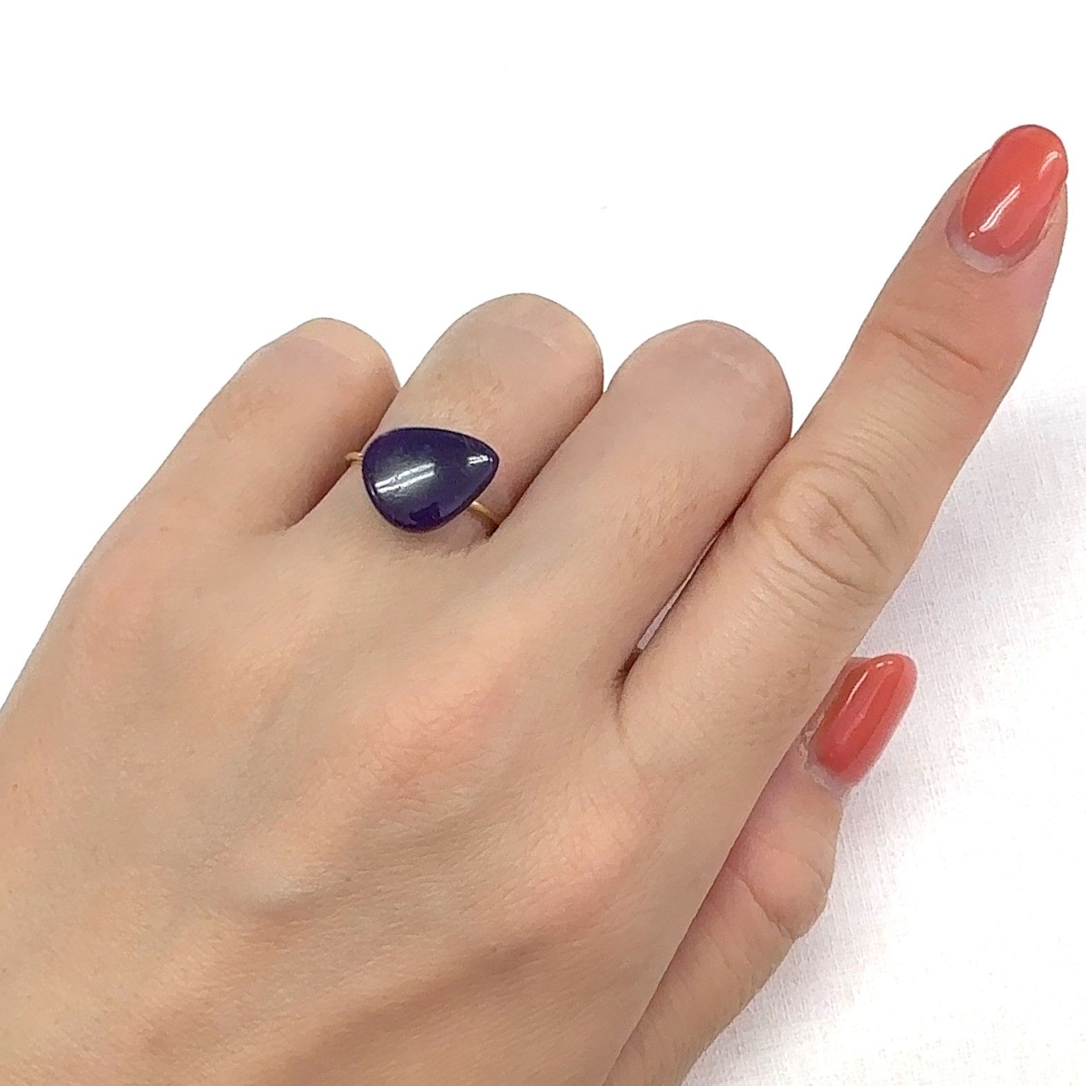 ◇フリーフォーム◇スギライト 南アフリカ産 2.48ct[220114297]13x10.4mm前後