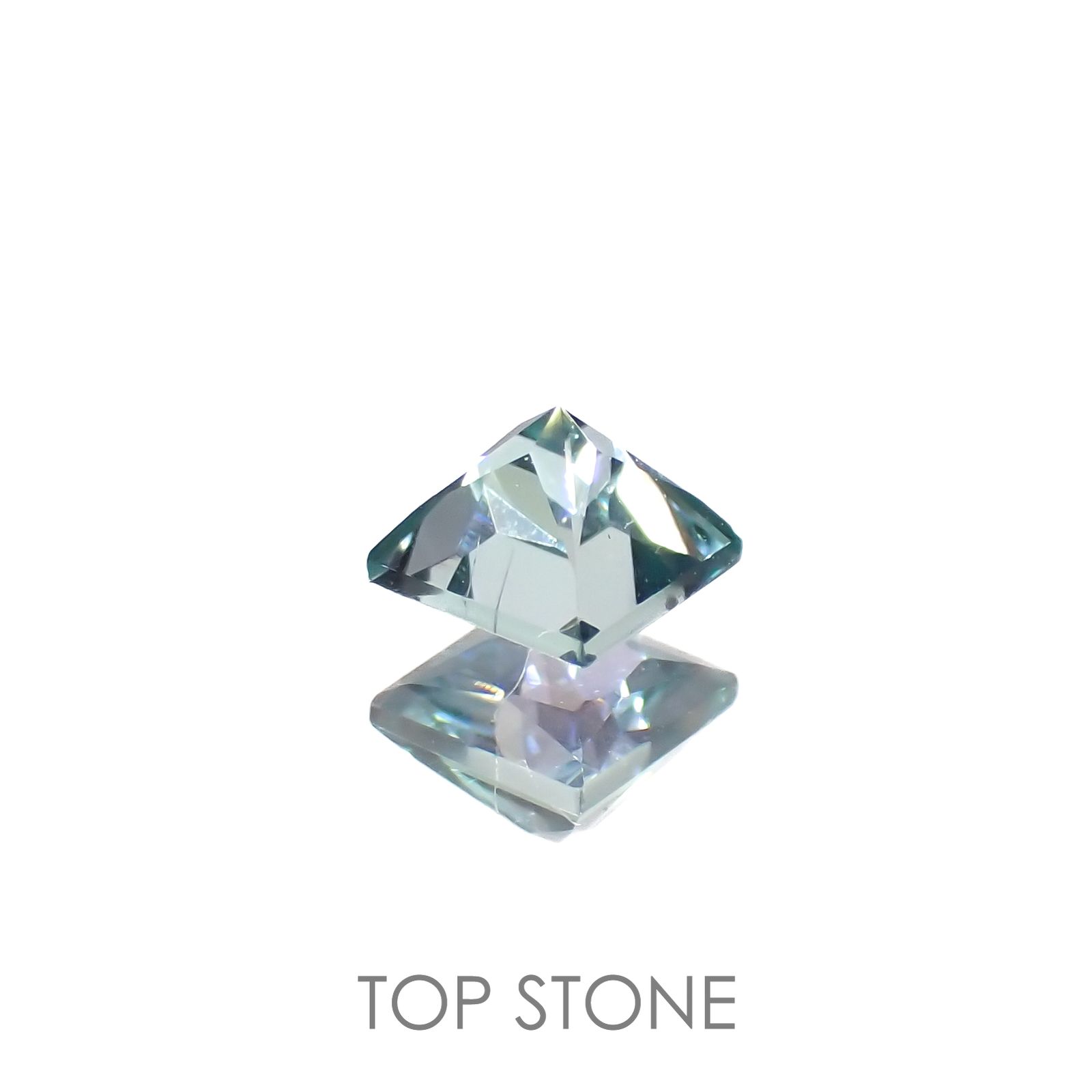 ◇プリンセスカット◇ブルーコーネルピン(宝石名コーネルピン)タンザニア産 0.19ct 識別済[221219224]3.1x3.1mm前後