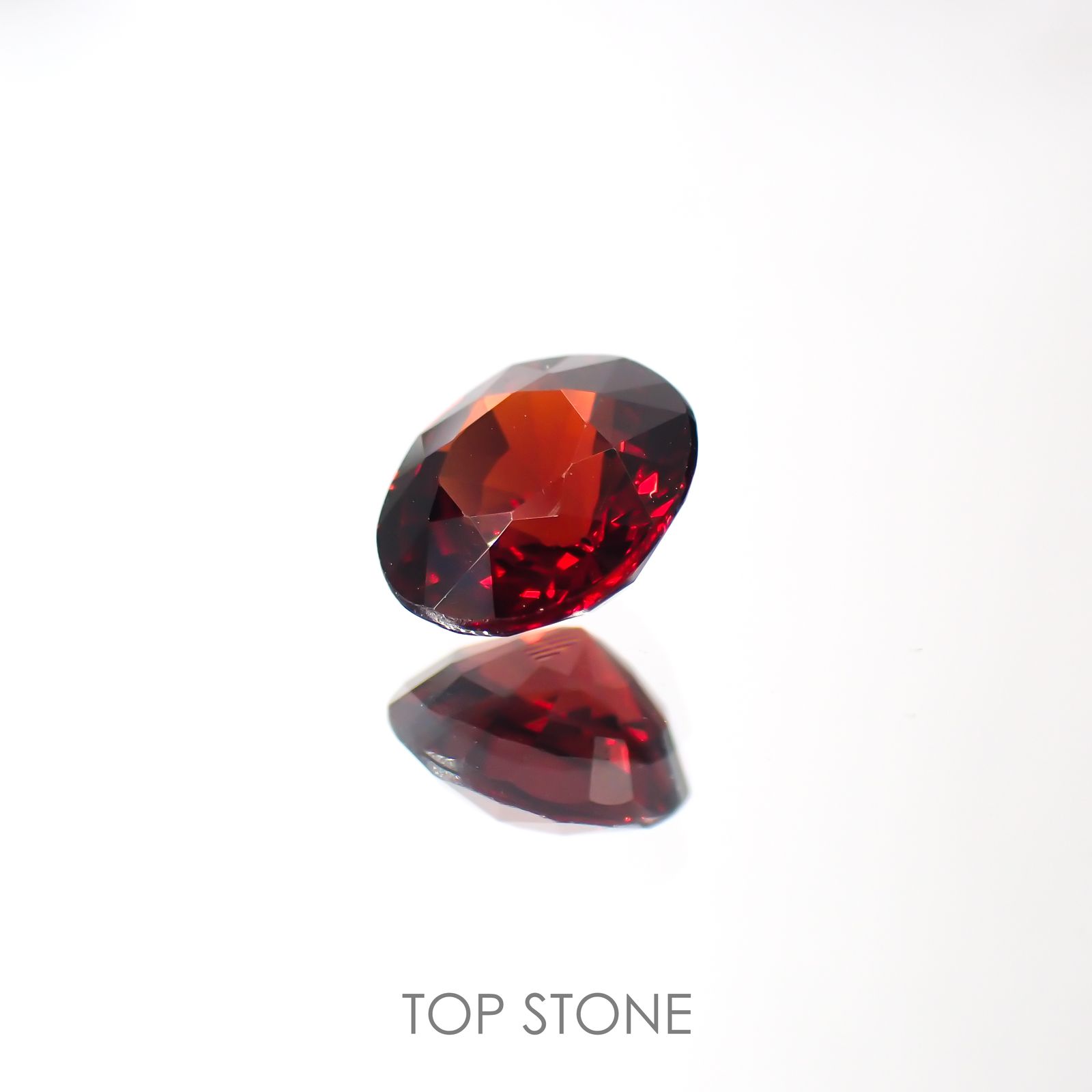 スペサルティン アルマンディン ガーネット(宝石名スペサルティン アルマンディン・ガーネット)ブラジル産 1.59ct 識別済[220113839]7.1x6.5mm前後