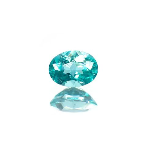 パライバトルマリン(宝石名トルマリン/別名パライバ・トルマリン)ブラジル産 識別済 0.084ct / 3.2x2.4mm前後 [260318773]