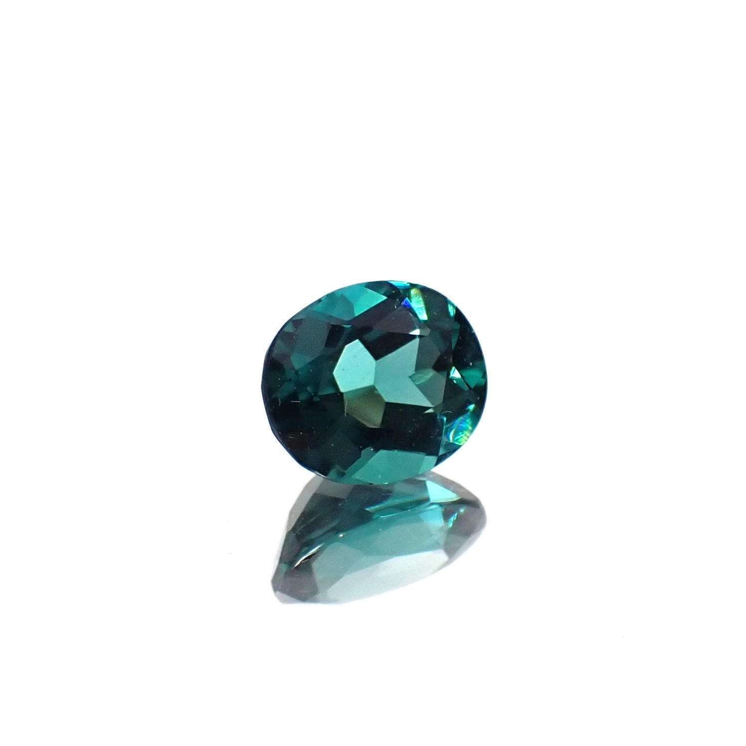 ブルーグリーントルマリン ブラジル産 0.73ct[230923530]6.1x5.1mm前後