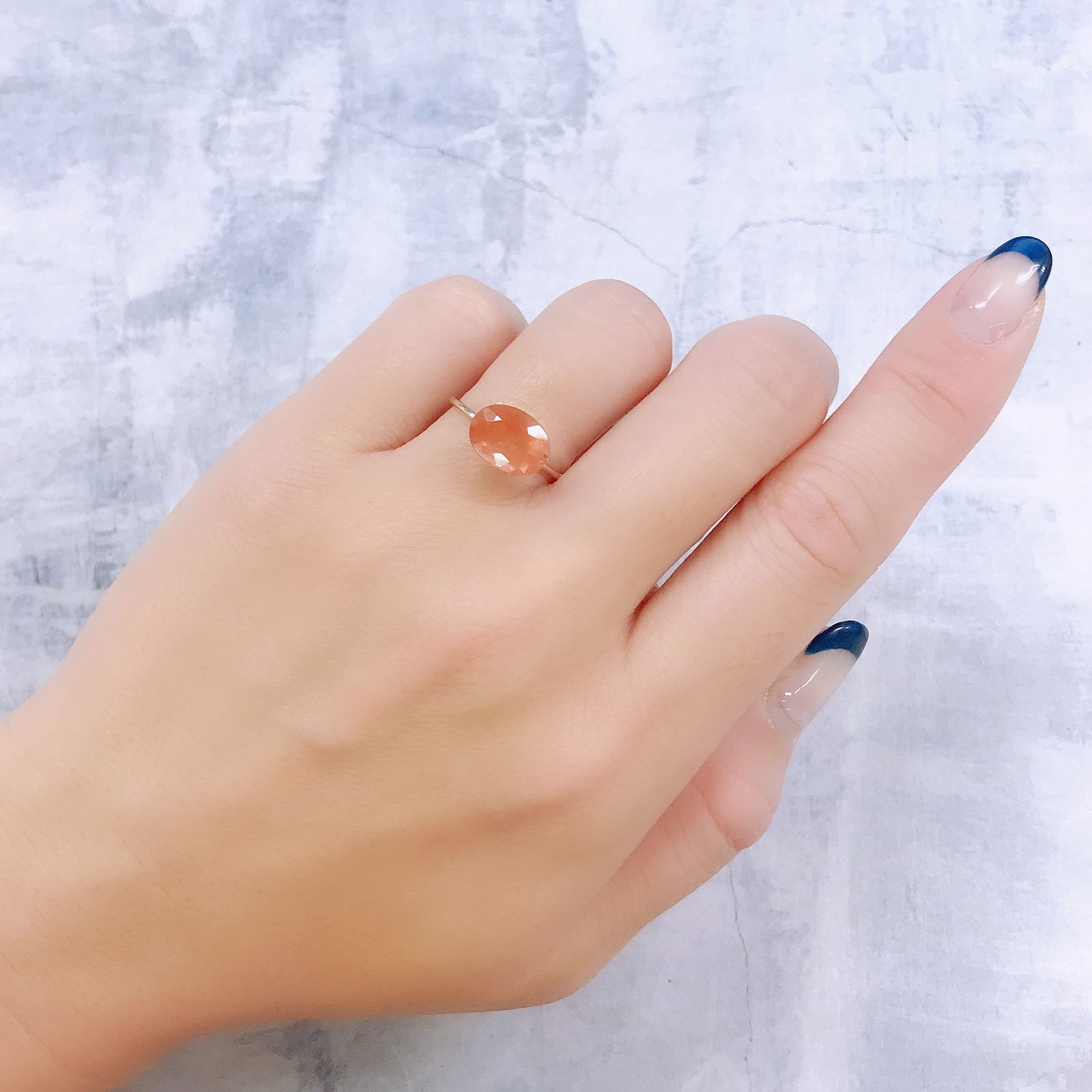 サンストーンスキャポライト(宝石名シーン・スキャポライト)タンザニア産 2.04ct 識別済[221219276]10.1x7.5mm前後