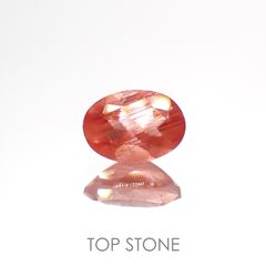 オレゴンサンストーン(宝石名ラブラドライト) アメリカ・オレゴン州産 0.67ct 識別済[20073599]6.9×5mm前後