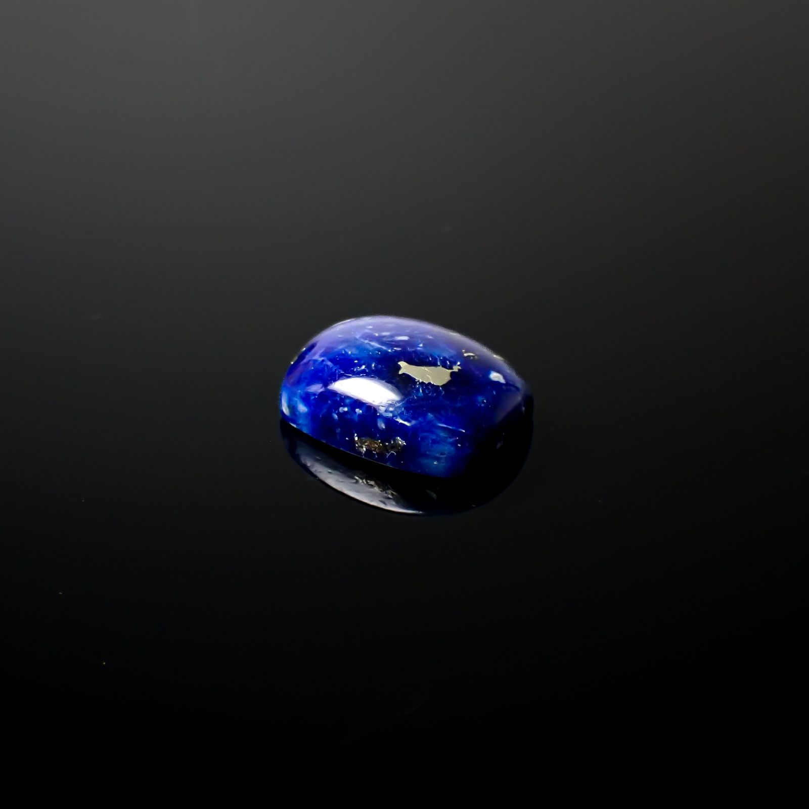 ラズライト青金石(ラズライトwithアフガナイト/ソーダライト) アフガニスタン産 9.58ct[240628455]16x12.1mm前後