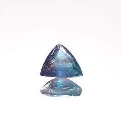 バイカラーパライバトルマリン 非加熱 ブラジル・バターリャ鉱山産 0.18ct[230220467]3.6x4.2mm前後