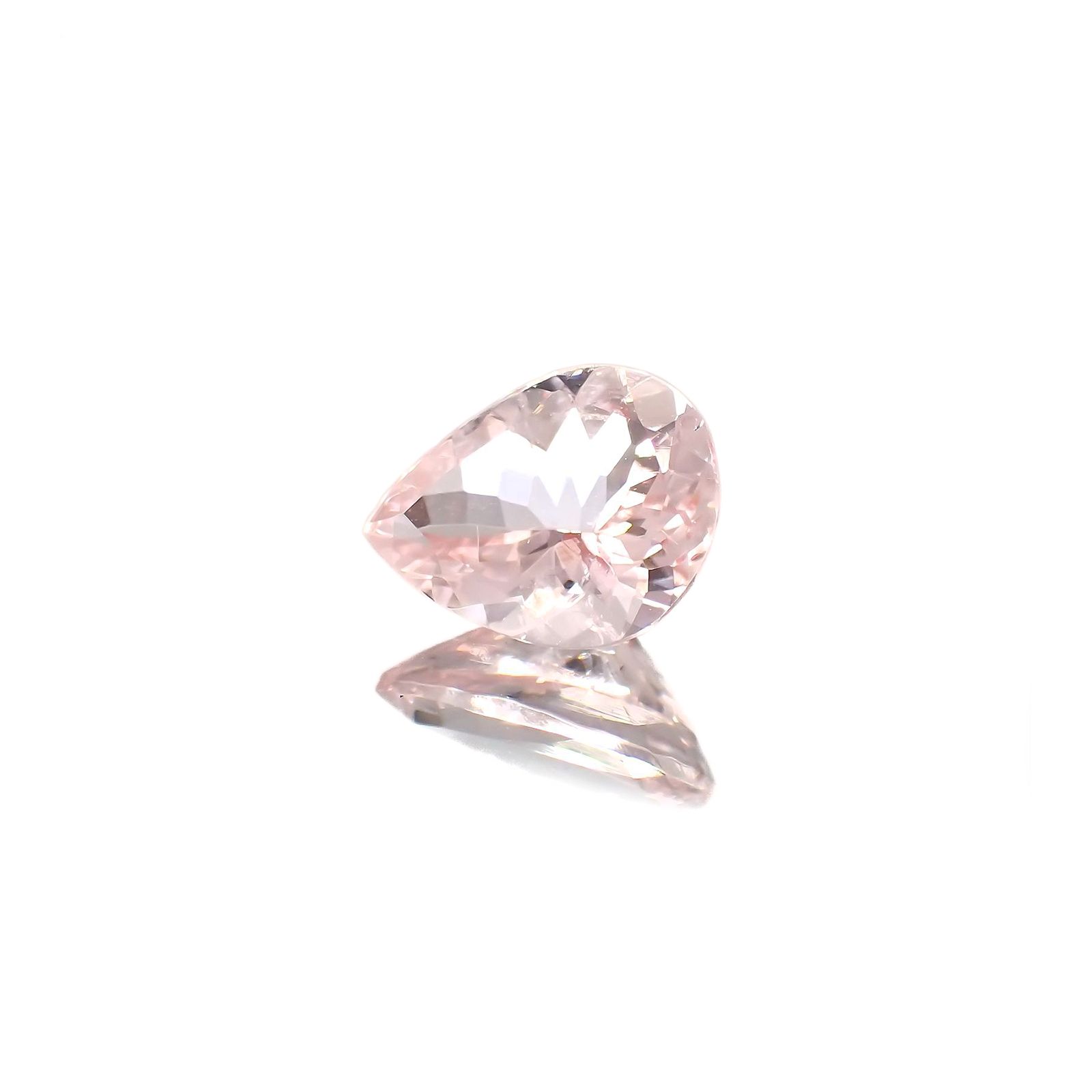 モルガナイト(宝石名モルガナイト)ナイジェリア産 1.35ct 識別済[220717065]9.1x7.1mm前後