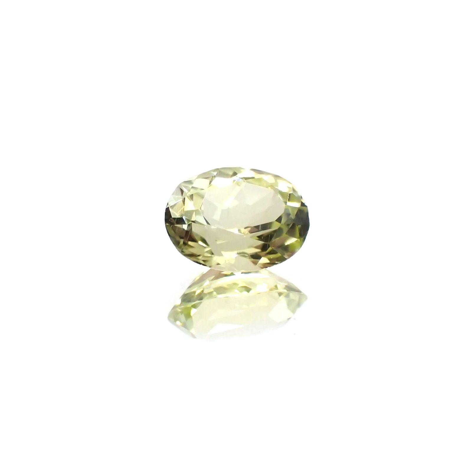 シリマナイト(宝石名シリマナイト) インド産 識別済 1.40ct / 7.9x6.2mm前後 [210810682]