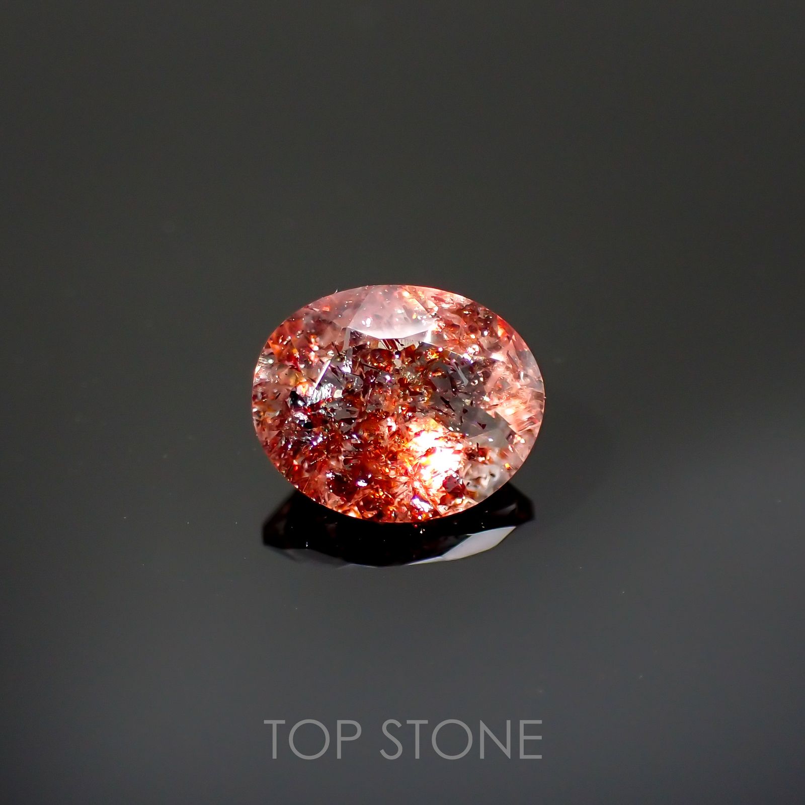 ファイヤークォーツ ナイジェリア産 1.29ct[220114750]8.2x6.8mm前後