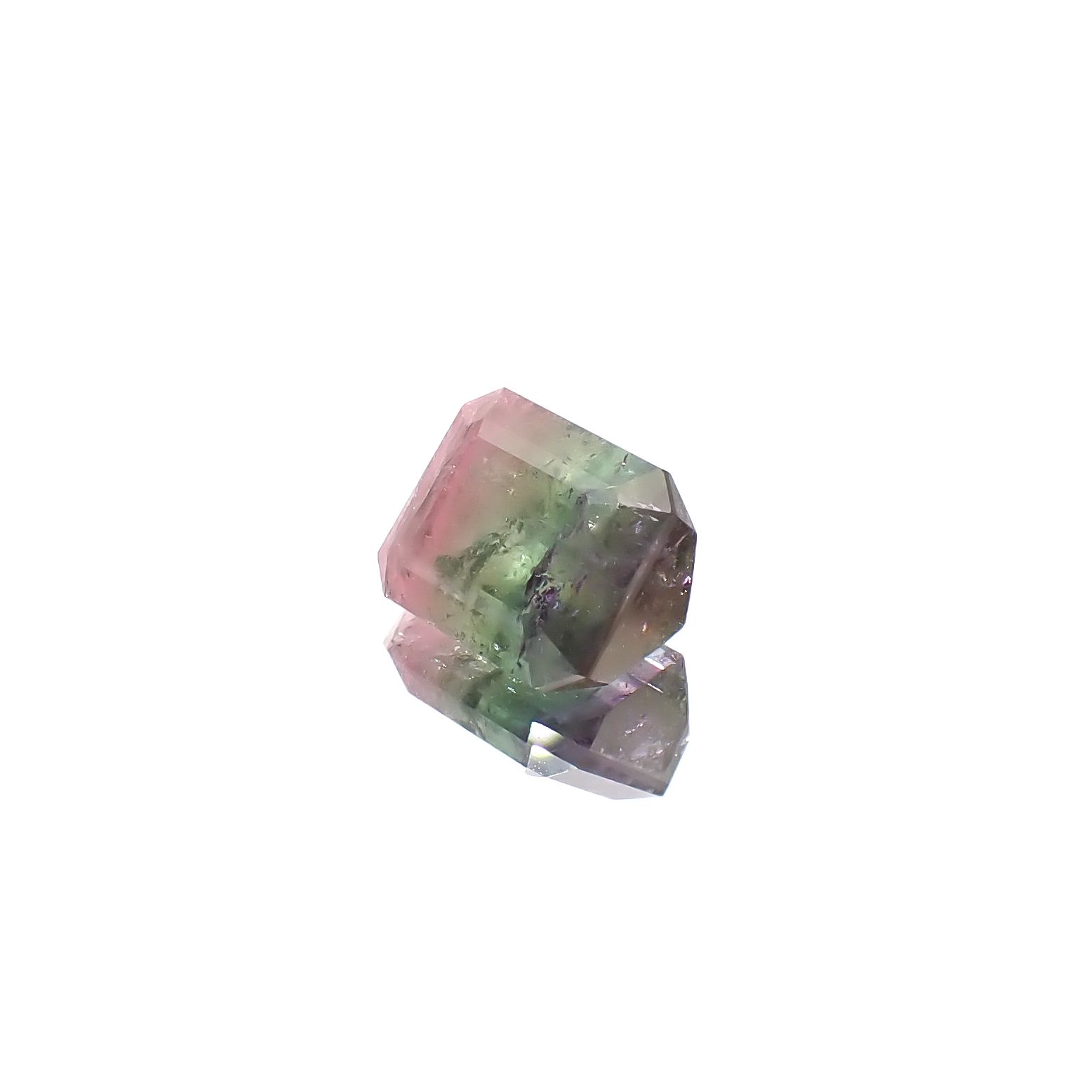パーティカラートルマリン アフガニスタン産 4.59ct [241029398]9.7x8.4mm前後