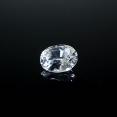 カラーレスサファイア スリランカ産 0.42ct [250830972]5.1x3.9mm前後