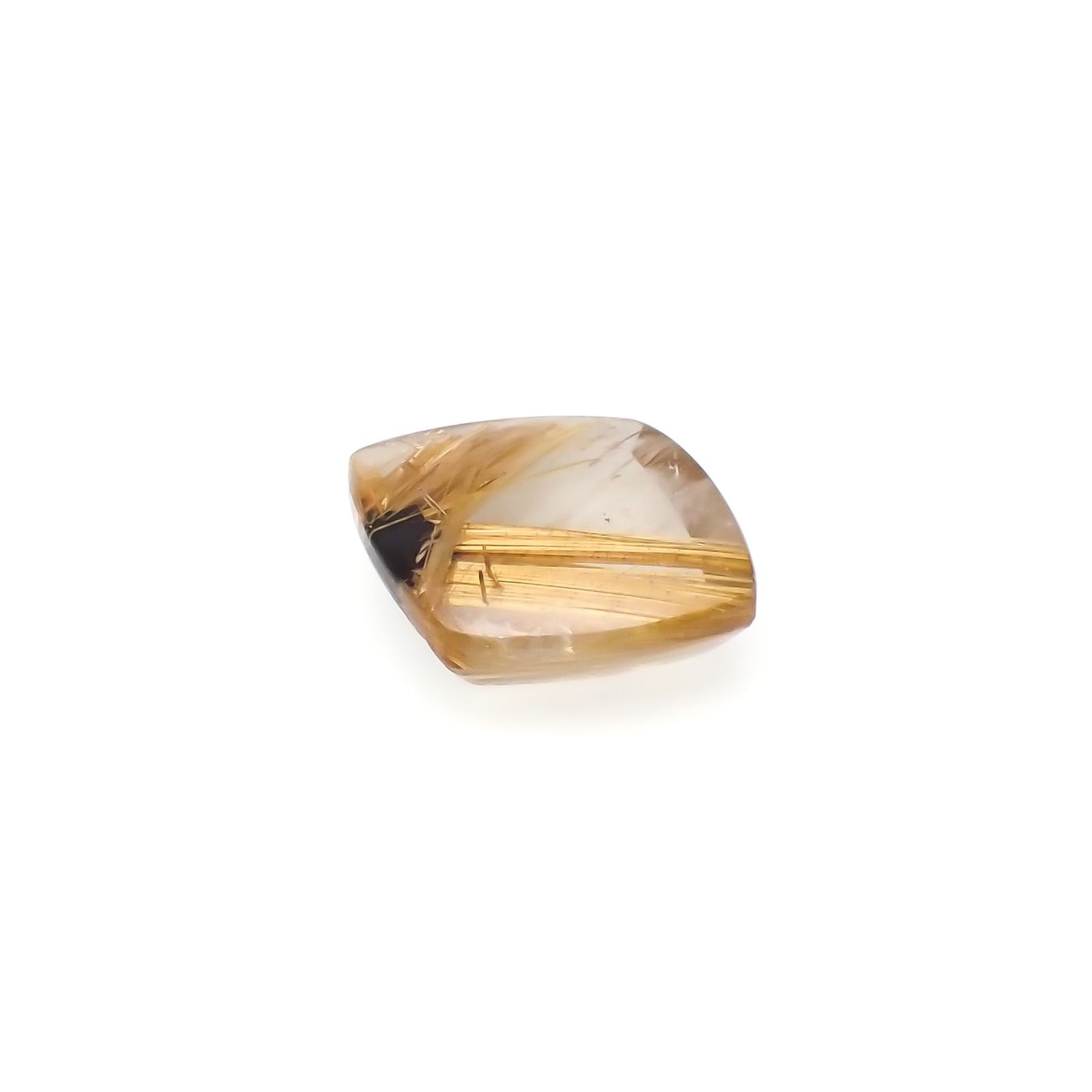 太陽ルチルクォーツ ブラジル産 8.60ct [231023678]17.4x15mm前後