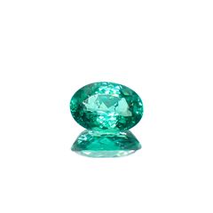パライバトルマリン(宝石名トルマリン/別名パライバ・トルマリン)ブラジル産 1.11ct GIA鑑付[231224820]7.94x5.72mm前後